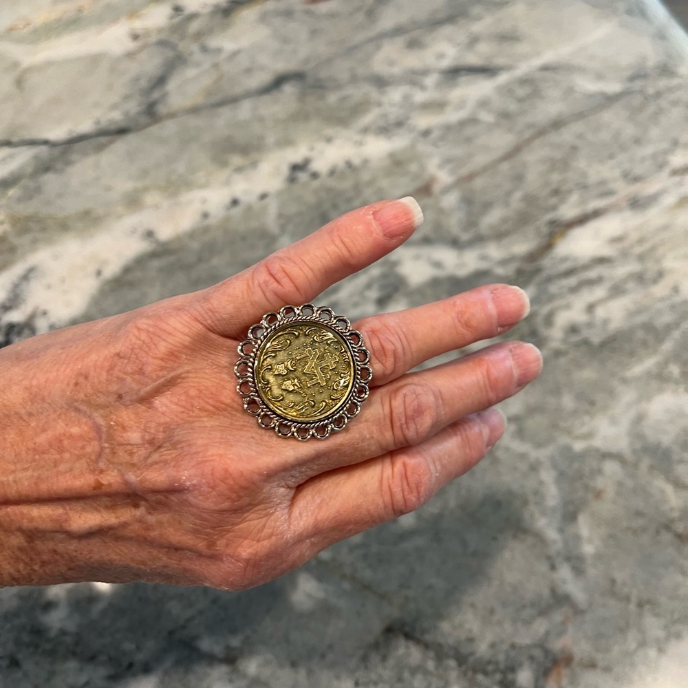 VIRGIN SAINTS & ANGELS MIRACULOUS RING IN ROSE GOLD - Picture 4 of 12